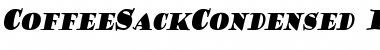 CoffeeSackCondensed Italic Font