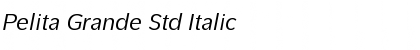 Pelita Grande Std Italic