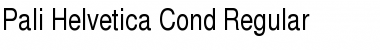Pali Helvetica Cond Regular