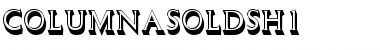 ColumnaSolDSh1 Regular Font