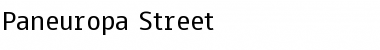 Download Paneuropa Street Font