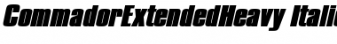 Download CommadorExtendedHeavy Font