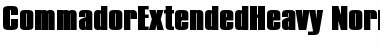 Download CommadorExtendedHeavy Font