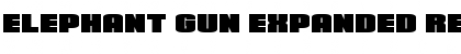 Download Elephant Gun Expanded Font