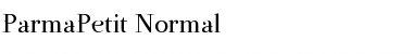 ParmaPetit Regular Font