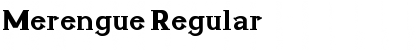 Download Merengue Font
