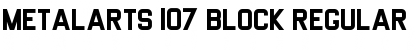 Download Metalarts 107 Block Font