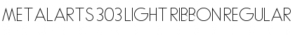 Download Metalarts 303 Light Ribbon Font