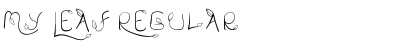 My Leaf Regular Font