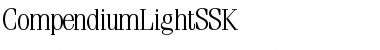 CompendiumLightSSK Regular Font