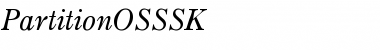 Download PartitionOSSSK Font