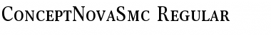 ConceptNovaSmc Regular Font
