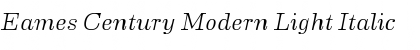 Download Eames Century Modern Light Font