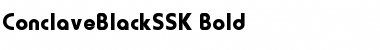 Download ConclaveBlackSSK Font
