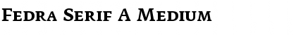 Fedra Serif A Medium Font