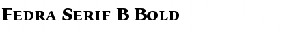 Fedra Serif B Bold