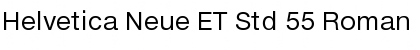 Helvetica Neue ET Std 55 Roman
