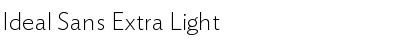 Ideal Sans Extra Light Font