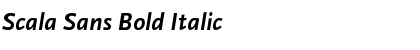 Scala Sans Bold Italic