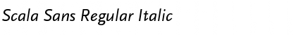 Scala Sans Regular Italic