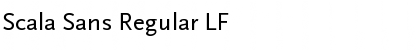 Scala Sans Regular LF
