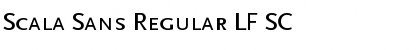 Scala Sans Regular LF SC Font