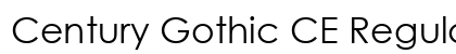 Century Gothic CE Regular Font Century Gothic CE Regular Font Preview