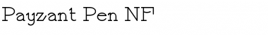 Download Payzant Pen NF Font