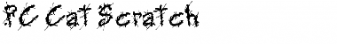 Download PC Cat Scratch Font