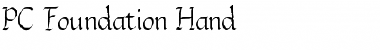 Download PC Foundation Hand Font