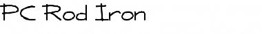 Download PC Rod Iron Font