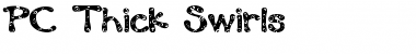 Download PC Thick Swirls Font
