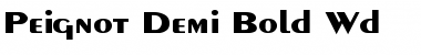 Download Peignot-Demi-Bold Wd Font