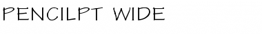 PENCILPT WIDE Normal Font