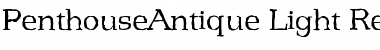 PenthouseAntique-Light Regular Font