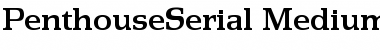 PenthouseSerial-Medium Regular Font