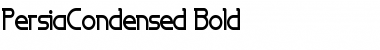 PersiaCondensed Bold Font