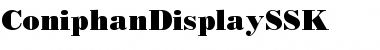 ConiphanDisplaySSK Regular Font