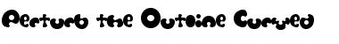 Download Perturb the Outline Curved Font