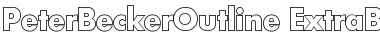 Download PeterBeckerOutline-ExtraBold Font