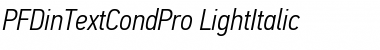 PF Din Text Cond Pro Font