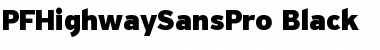 Download PF Highway Sans Pro Font
