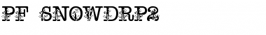pf_snowdrp2 Regular Font