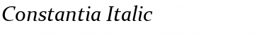 Constantia Italic