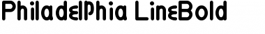 Philadelphia LineBold Regular Font