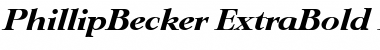 PhillipBecker-ExtraBold Italic