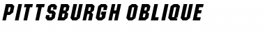 Pittsburgh Oblique Font