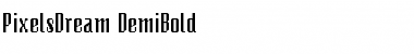PixelsDream-DemiBold Regular Font