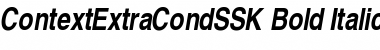 ContextExtraCondSSK Bold Italic