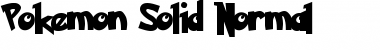 Download Pokemon Solid Font